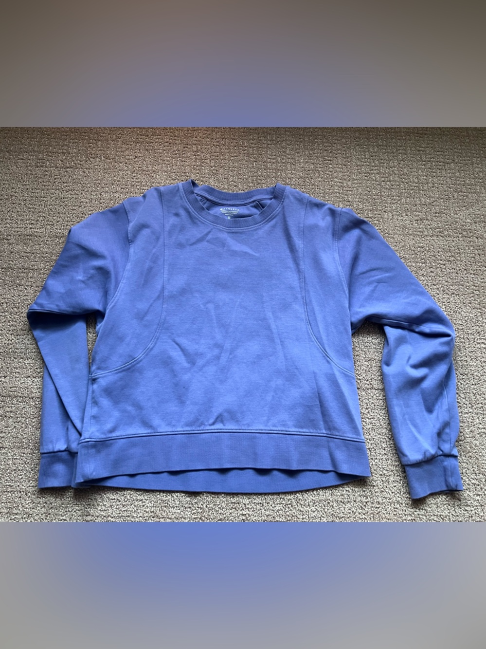 Athleta Periwinkle Crewneck Sweatshirt